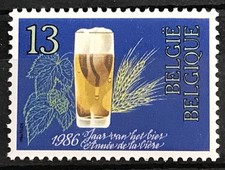 BELGIUM - 1986 13F BELGIAN BEERS NHM SG 2891