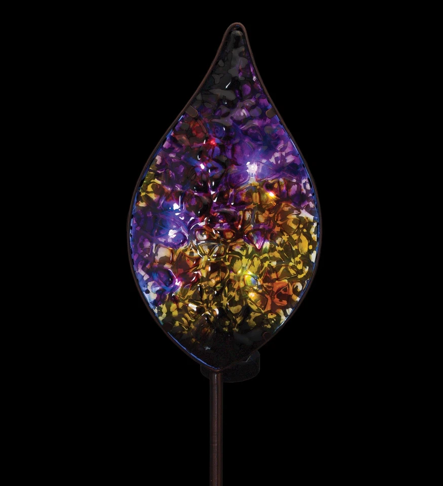 Jardín romano solar, estaca de patio 7,5 pulgadas x 2,75 pulgadas x 41,75 en forma de lágrima NUEVO Foto 4 de 4