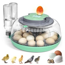 Incubators for Hatching Eggs,18 Egg Incubator with Automatic Egg Turning and ...