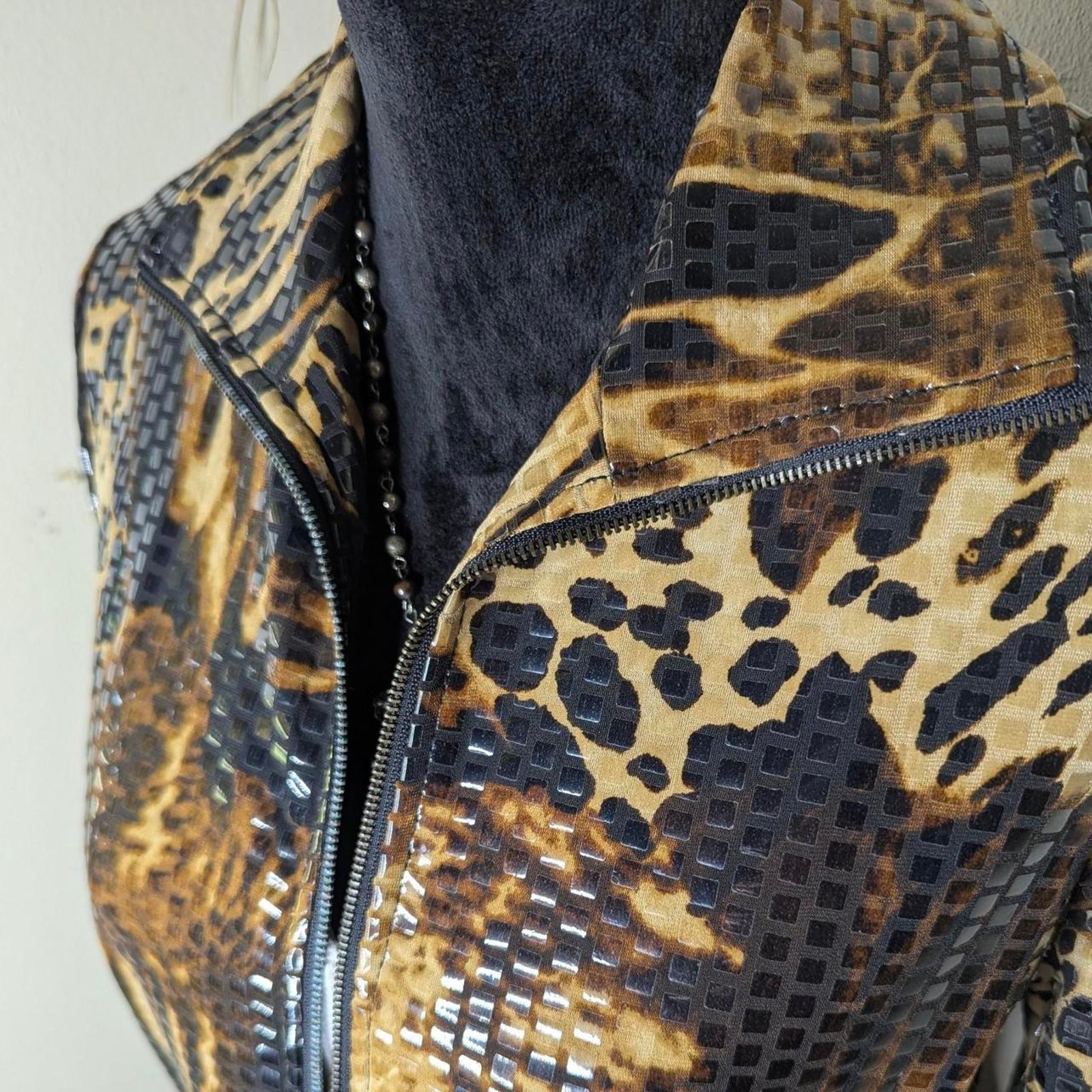 Leopard print Ruby Rd. jacket  size 8p - image 7