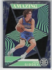 2021-22 Panini Illusions #4 Josh Giddey Amazing Emerald