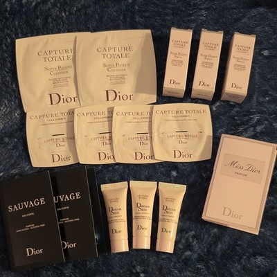 Dior Capture Totale Sample Size Alcohol-Free Miss Dior Sauvage Fragrance Lot