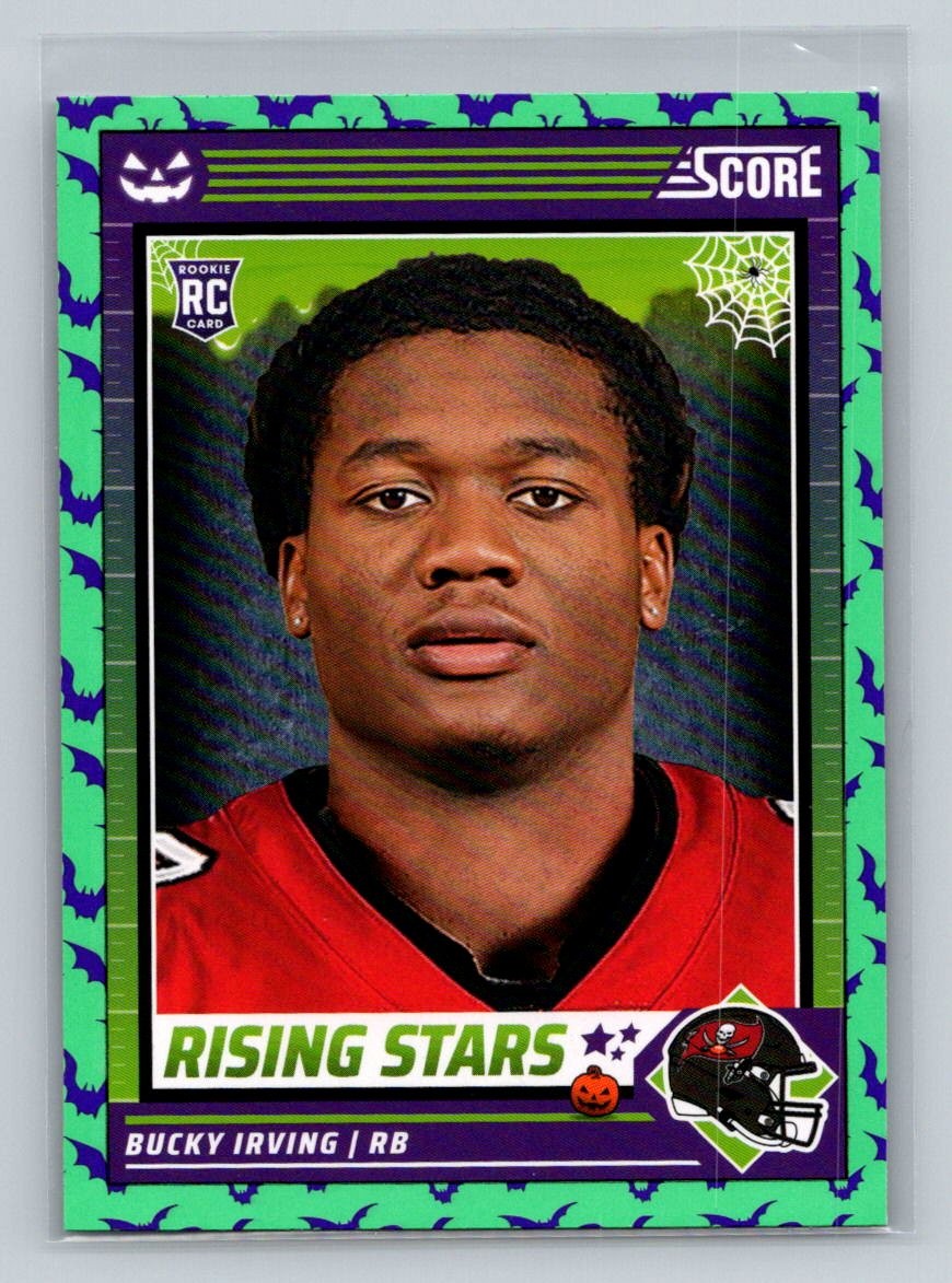 2024 Score-A-Treat Rising Stars Green Bats Rookie RC #9 Bucky Irving Buccaneers
