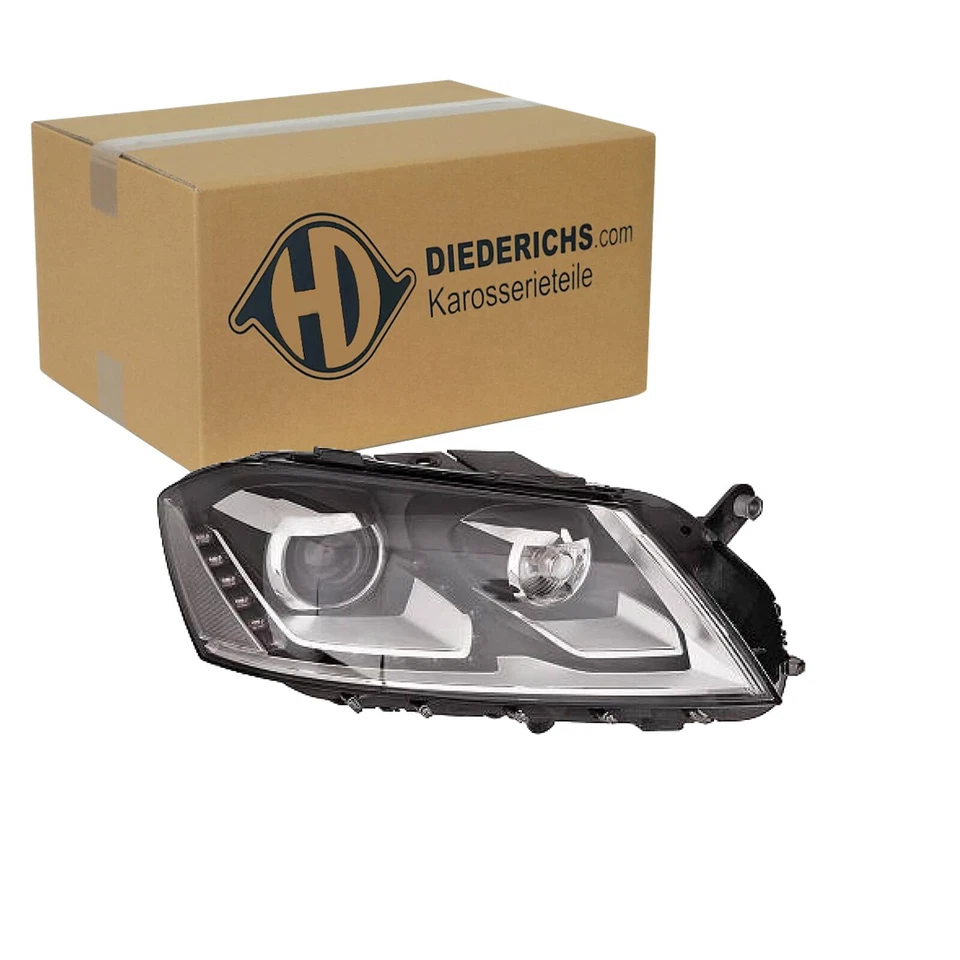 DIEDERICHS XENON LED SCHEINWERFER KURVENLICHT TFL RECHTS passend für VW PASSAT - Bild 2 von 4