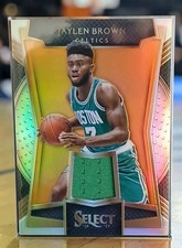 2016-17 Panini Select **Jaylen Brown Rookie Jersey Patch Prizm /60