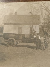 Camión de postal RPPC 1910? Camión de volteo Avery Homestead