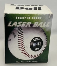 Sharper Image Laser Ball PS115 Measures Pitching Speed Baseball New Open Box!