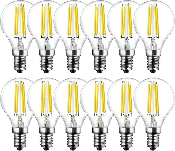 LED Light Bulbs Mini Globe Golf Ball E14 Screw Fitting Warm White 2700K 3.5W DIM - Image 2 of 4