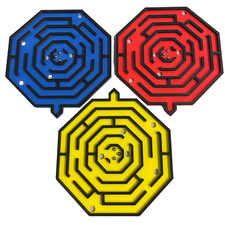 Survivor-Inspired Spiral Ball Maze Puzzle Challenging Brain Teaser Game