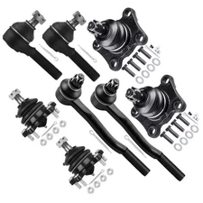 SCITOO 8pcs Front Suspension Kit Inner Outer Tie Rod End fit 1986-1995 for To...