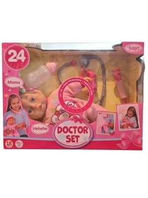 Bayer Design |Arzt-Set mit interaktiver Baby-Puppe (33 cm) OVP