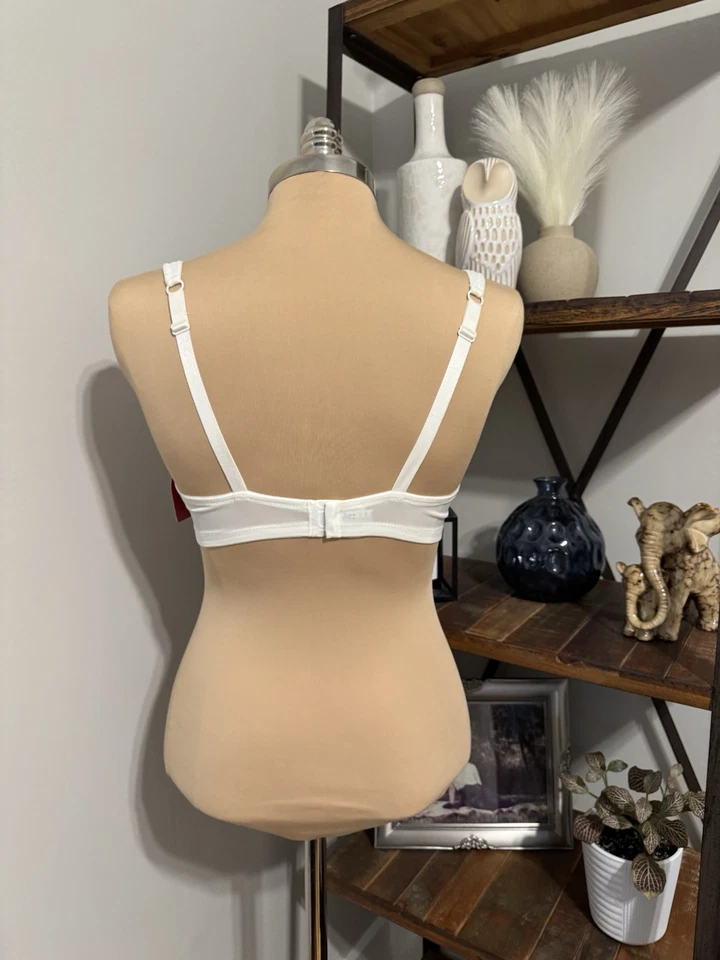 Sexy Balconette Bra ROSME Lace Lingerie KAMILA Ivory US 38C/ EU 85C/ UK 38C NEW - Image 2 of 4