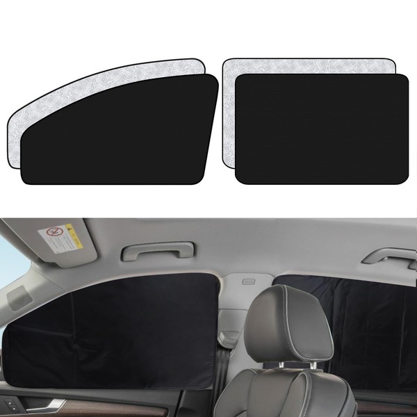 Sonnenschutz Auto Baby Magnetisch Uv-Schutz Seitenscheibe Sichtschutz 4 StüCk-image