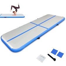 13FT/4m Air Tumble Track Inflatable Training Gymnastic Yoga Mat for Yoga Gym