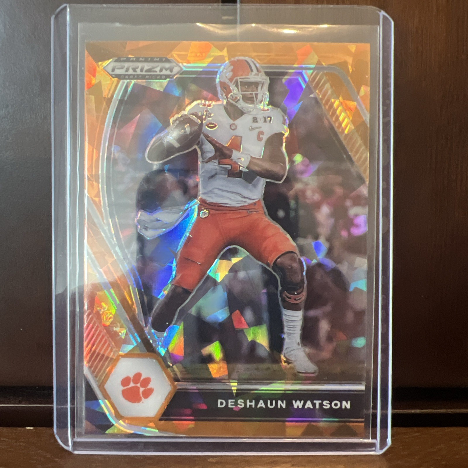 2021 Panini Prizm Draft Picks - Deshaun Watson #2 Orange Ice Prizm