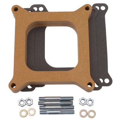 Edelbrock 8720 Carburetor Spacer Open Center 1in Thick