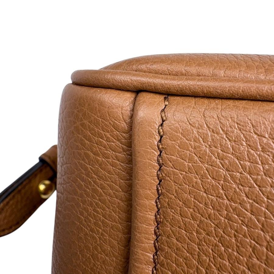 PRADA Shoulder Bag Brown Leather 21cm x 14cm x 6cm #BS638 thumbnail 4