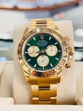 Rolex Cosmograph Daytona 116508 Custom Green Dial 18K Yellow Gold BOX/PAPERS 3