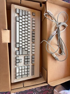 NMB RT101+ Vintage Keyboard / White Switches CMA-650F2 Microsoft w/extension