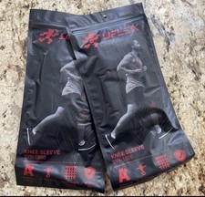 NEW TWO 2 UFLEX ATHLETICS KNEE SLEEVE BRACES SYK-1800 Large