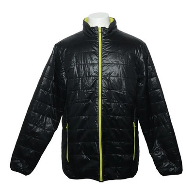 Livergy, Leichte Jacke, Herren, Größe: 54, Schwarz/Gelb, Polyamid/Polyester #AEo