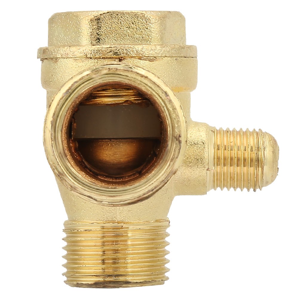 Air Compressor Zinc Alloy Check Valve Unidirectional For Tube Fitting