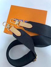 Louis Vuitton Shoulder Strap Adjustable Crossbody Shoulder Replacement Black
