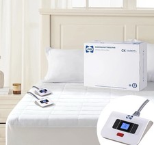 Electric Mattress Pad Cal King Size, 10 Heating Settings Heated Mattress Pad