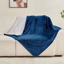 Waterproof Blanket 40"x60" for Adults, Reversible Waterproof Bed Cover for Do...