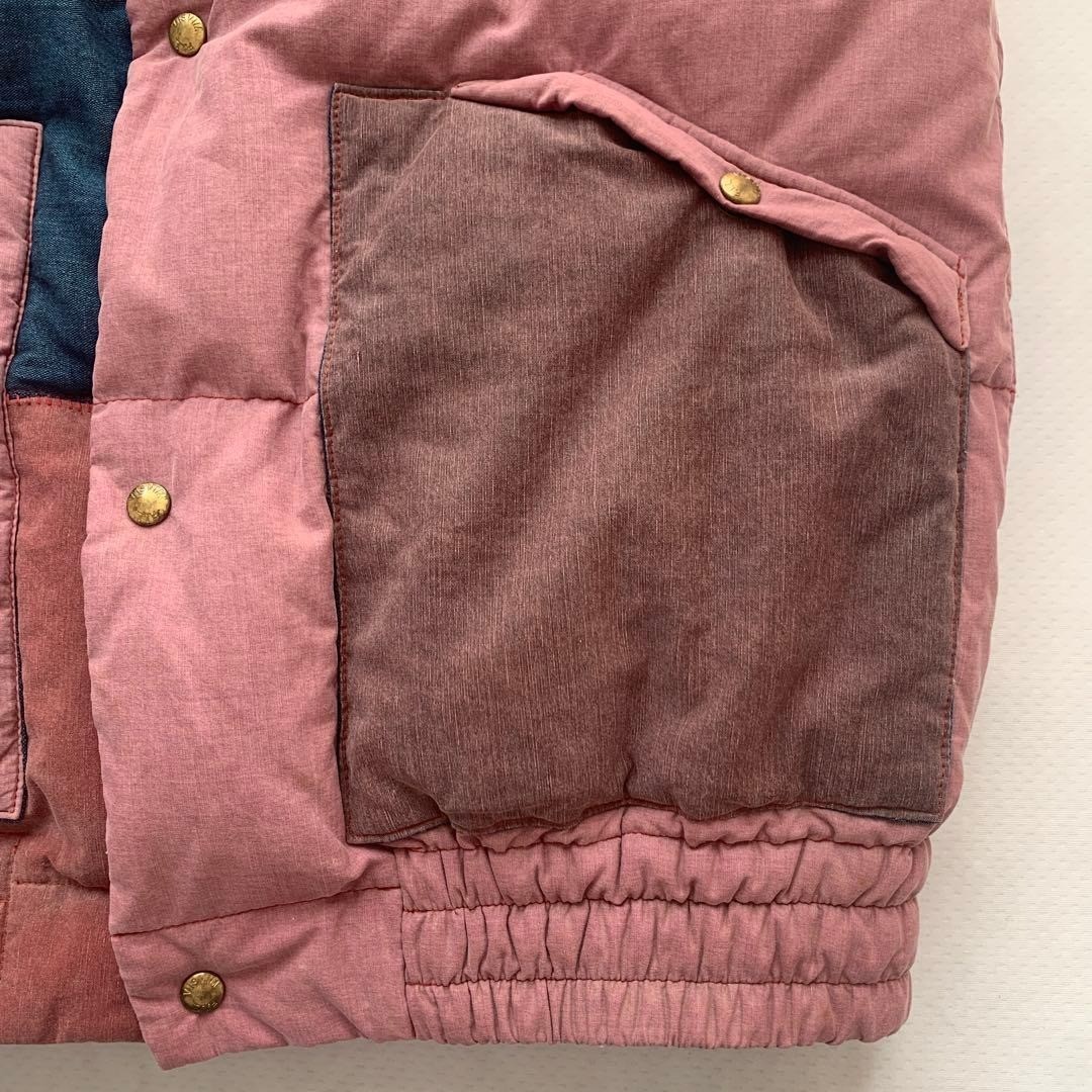 Visvim 2014SS Insulator Patchwork Down Vest Pink … - image 9