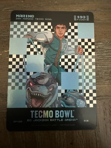 2026 Bo Jackson Battle Arena Tecmo Bowl DAN MARINO Ice 180 Big Pixel Foil SP