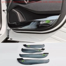 For Ford Edge 2015-2024 Black Titanium Inner Door Anti-Kick Panel Cover Trim 4PC