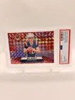 Panini 2024 Mosaic Drake Maye NFL Debut #273 Red Camo Prizm RC PSA
