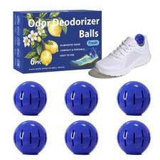Sneaker Deodorizer Shoe Freshener Balls 6 Pack Fresh Scent