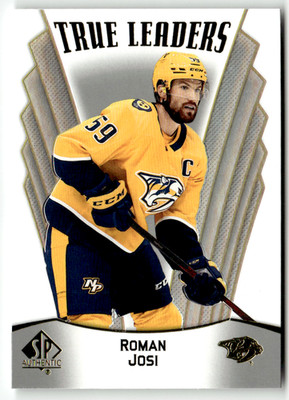 Upper Deck 2021-22 SP Authentic NHL No. TL-14 Roman Josi True Leaders
