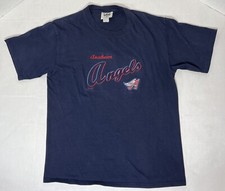 Vintage Lee Sport Anaheim Angles T Shirt Blue Mens 2000s MLB Size Large Read