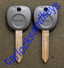 1999-2006 GMC Yukon GMC Logo Key blanks - Includes 2 Key Blanks