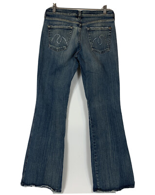 MAVI Marie Distressed Womens Low Rise Flare Jeans Size 29/31.5