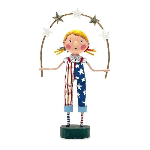 Lori Mitchell STAR SPANGLED Patriotic USA 4th of July Figurine NEW 13314