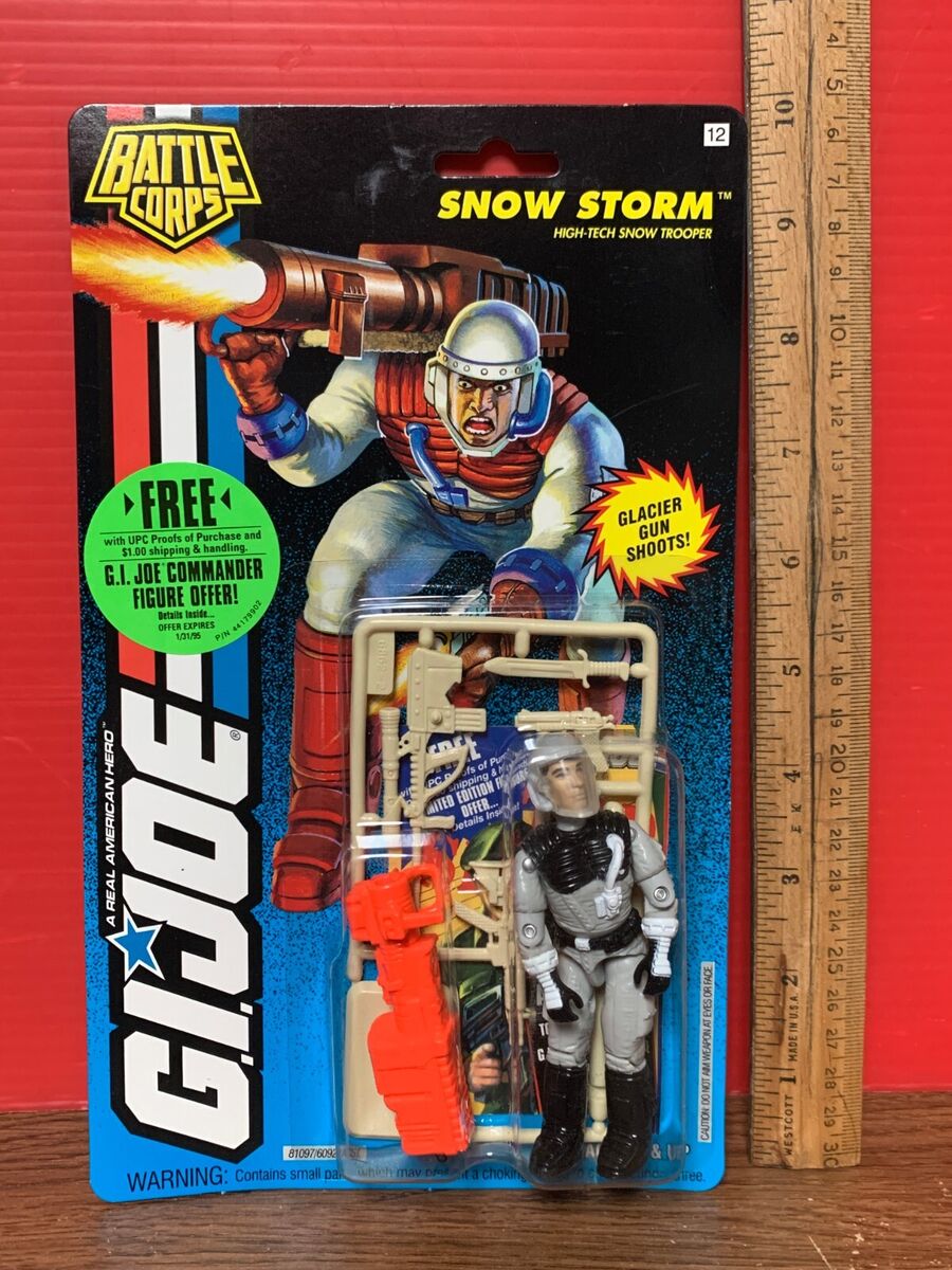 Vintage 1993 Hasbro GI Joe Battle Corps #12 Snow Storm High Vintage 1993 Hasbro GI Joe Battle Corps #12 Snow Storm High