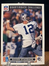 1991 Upper Deck Domino's Pizza Quarterback Challenge Roger Staubach #43 Cowboys