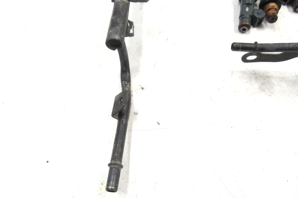 1999-03 Jaguar XJ8 XK8 4.0L V8 AJ27 conjunto de linha de trilho de combustível a gás AJ83358 INJETOR - Imagem 3 de 4