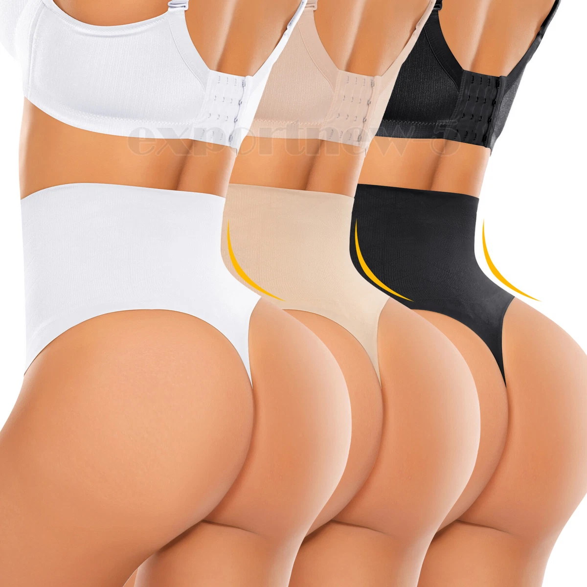 Women Thong Panties Belly Tummy Control Pull Me In Pants High
