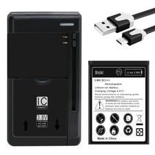 Large Power 1700mAh Battery Universal Charger Cable for ZTE Blade A110 A112 A410