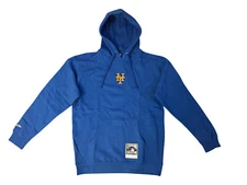 NWT Men's Mitchell & Ness New York Mets MLB City Fleece Pullover Hoodie $100