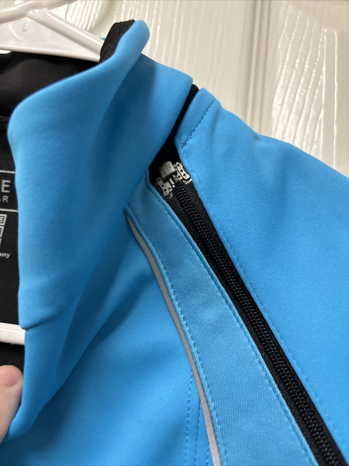 Chaqueta de ciclismo Gore Bike Wear para mujer M azul convertible brazos con cremallera cortavientos Foto 4 de 4