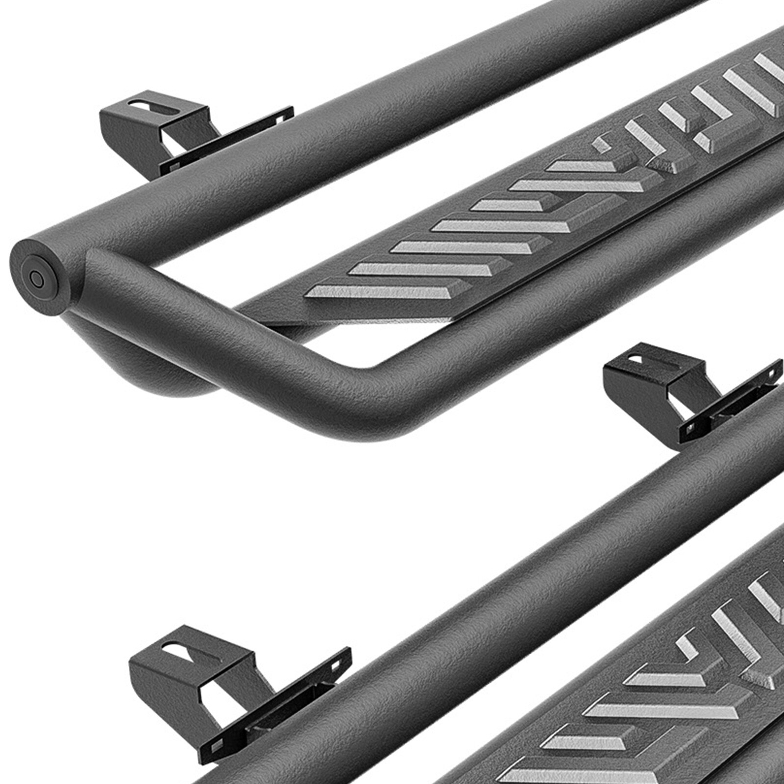 Running Boards Nerf Bars Step Plates For 2020-2025 Jeep Gladiator JT 4Doors