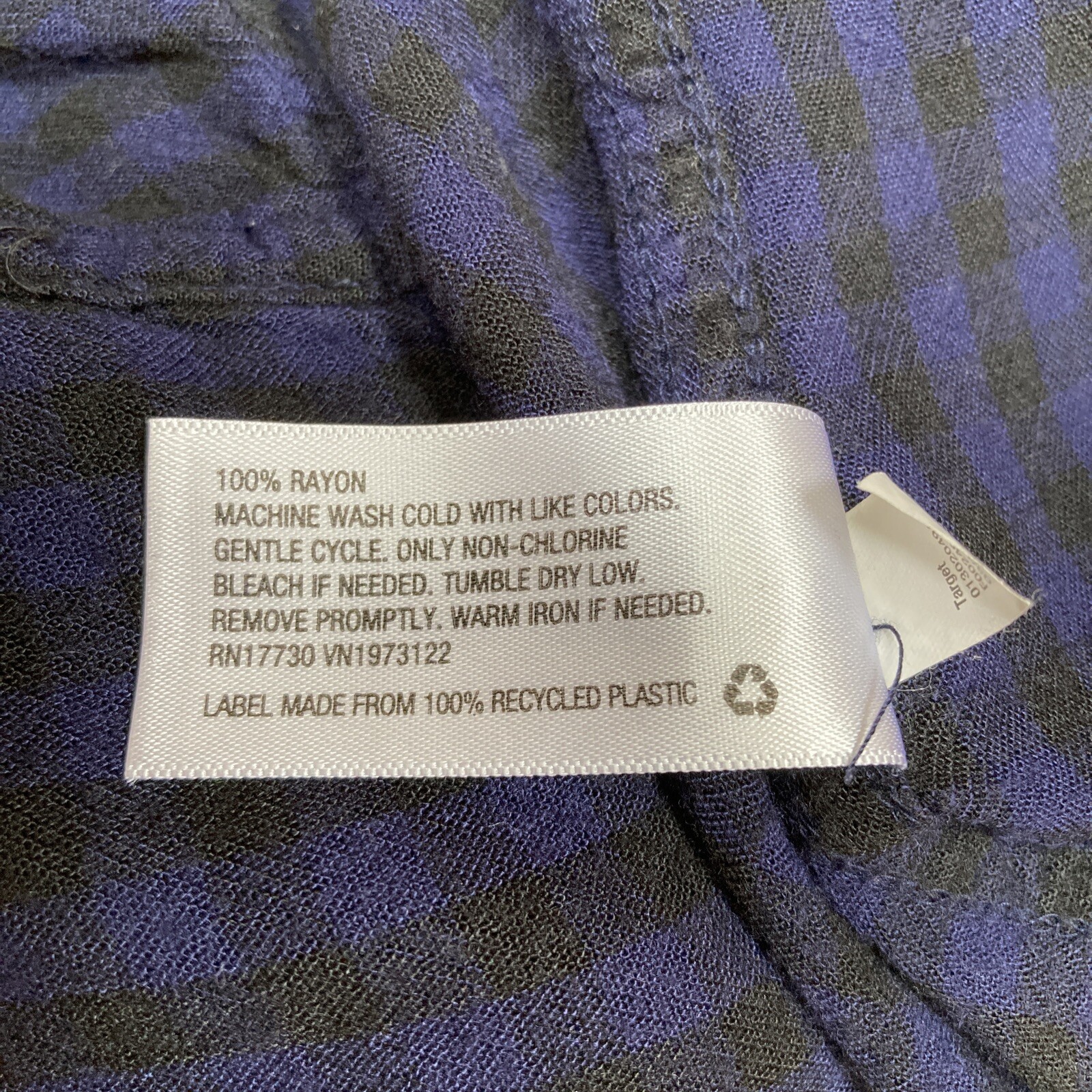 UNIVERSAL THREAD Shirt M Button Up Blue Black Che… - image 16