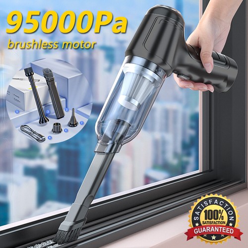 Powerful Car Vacuum Cleaner Wet/Dry Cordless Strong Suction Handheld