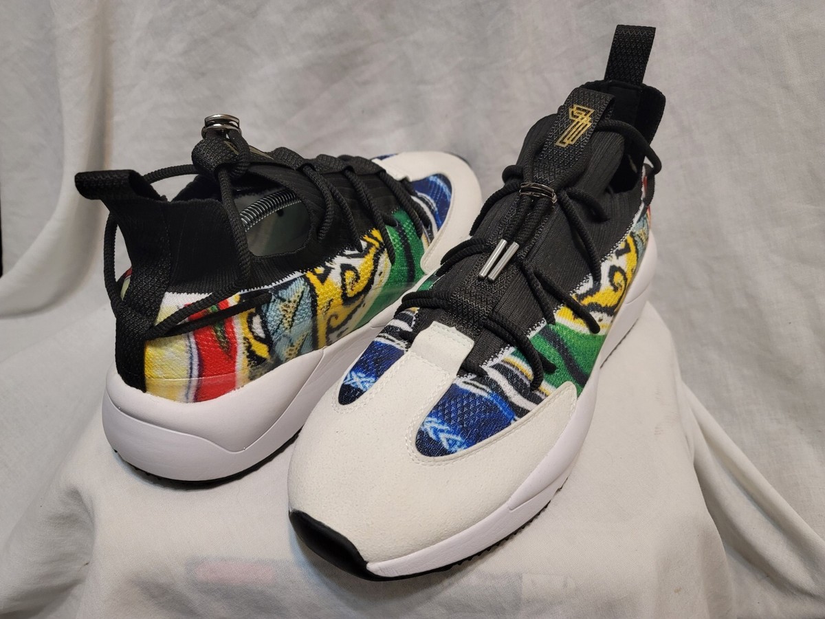 Triple Notorious Racer Shoes Tie Dye Mural Pattern with Chunky